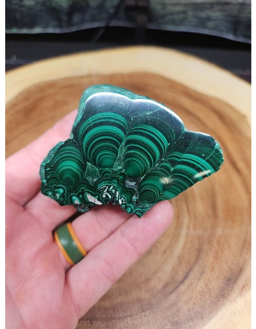 Load image into Gallery viewer, malachite Slice 4oz
