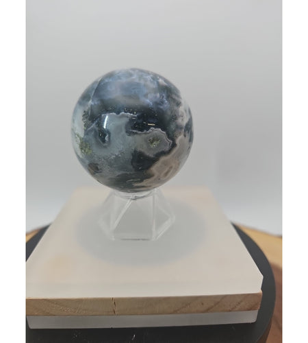 Moss Agate Sphere 243g 56mm