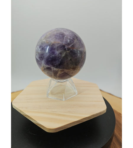 Chevron Amethyst Sphere 250g 56mm