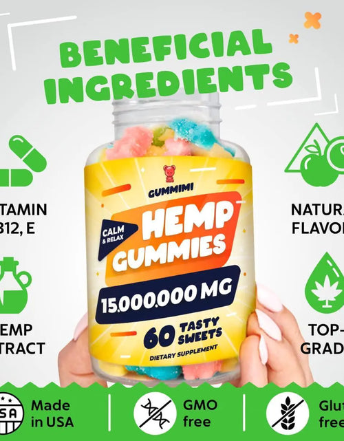 Load image into Gallery viewer, All Natural Gummies 15000000 Mg High Potency Comforting 60 Count Fruity Flavor
