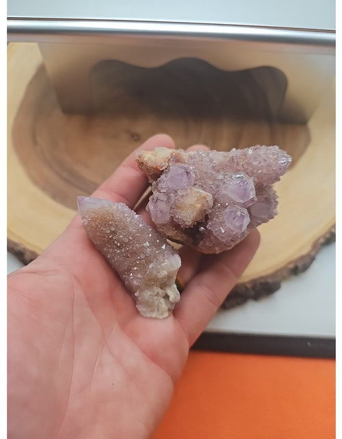 Load image into Gallery viewer, Amethyst Cactus Spirit Quartz Crystal .52lb
