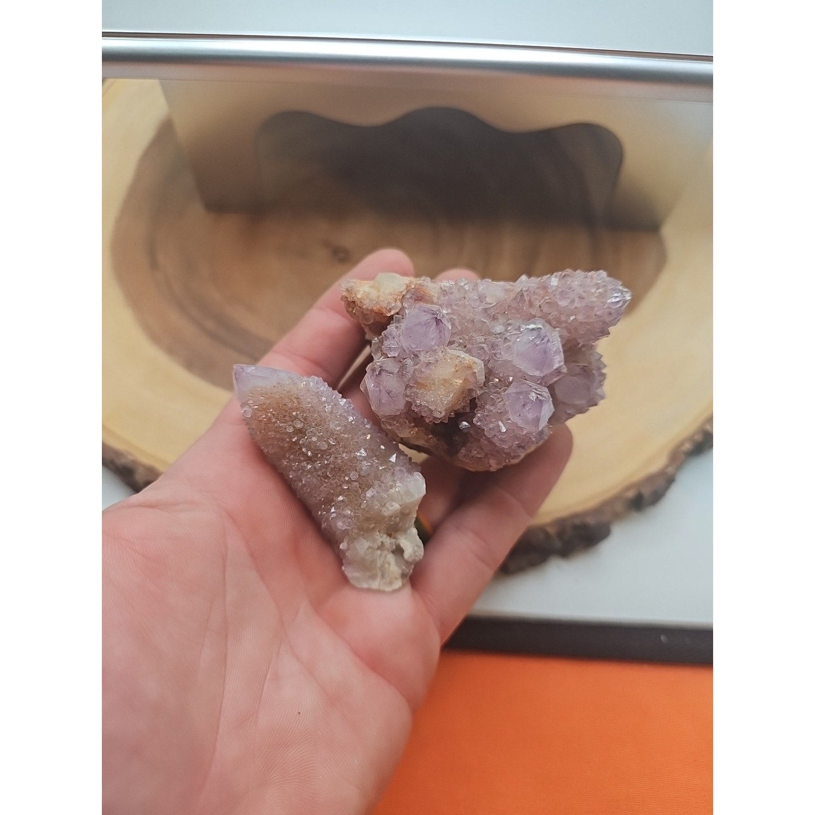 Amethyst Cactus Spirit Quartz Crystal .52lb