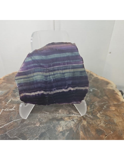 Load image into Gallery viewer, 380G Natural beautiful Rainbow Fluorite Crystal flake original stone specimen
