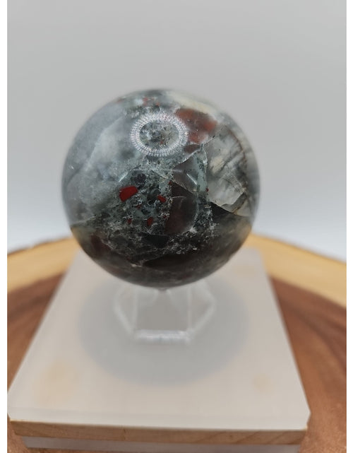 Load image into Gallery viewer, Ocean Jasper Sphere 63mm w/stand
