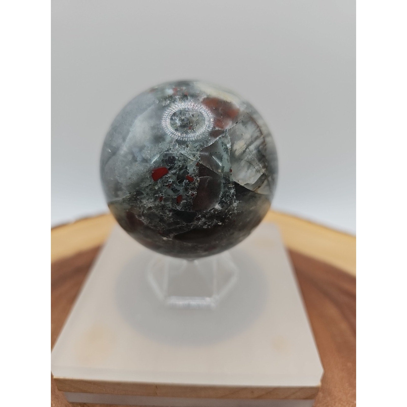 Ocean Jasper Sphere 63mm w/stand