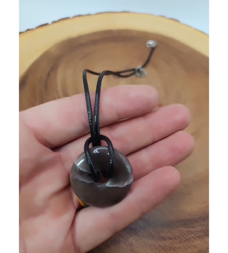 Lucky Pendant 16in Cord Necklace