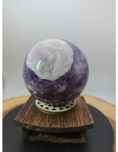 Load image into Gallery viewer, 1.27LB Natural Dream Amethyst Quartz Crystal Sphere Ball Healing
