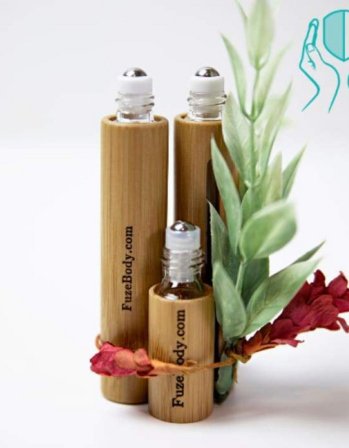 Load image into Gallery viewer, Protect: Sanitizing Blend 100% Pure Essential Oils and alcohol - Wood Roll-On
