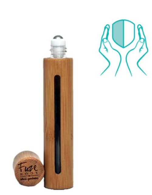 Load image into Gallery viewer, Protect: Sanitizing Blend 100% Pure Essential Oils and alcohol - Wood Roll-On
