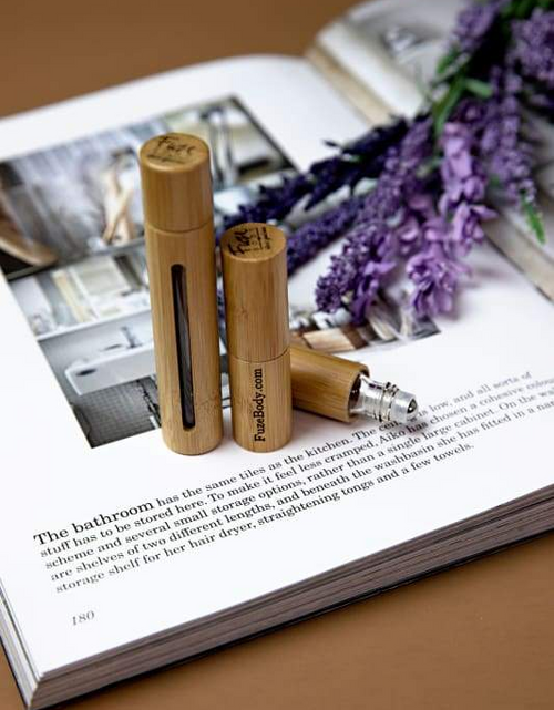 Load image into Gallery viewer, Protect: Sanitizing Blend 100% Pure Essential Oils and alcohol - Wood Roll-On
