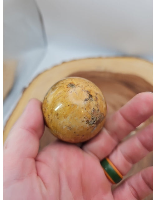 Load image into Gallery viewer, Ocean Jasper Sphere W/Stand 187g
