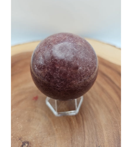 Strawberry Quartz Crystal Sphere 260g 55mm