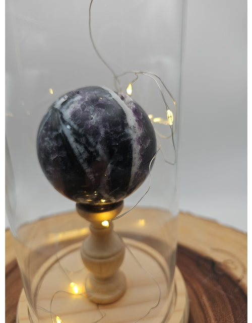 Load image into Gallery viewer, Amethyst Sphere With Case 60mm
