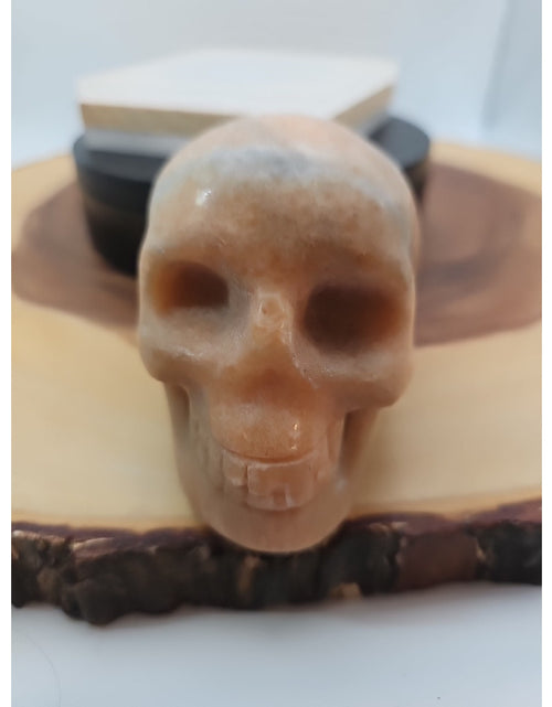 Load image into Gallery viewer, 1.24lb Natural Jasper Calcite Skulls Crystal Carving Mixed Stones Healing
