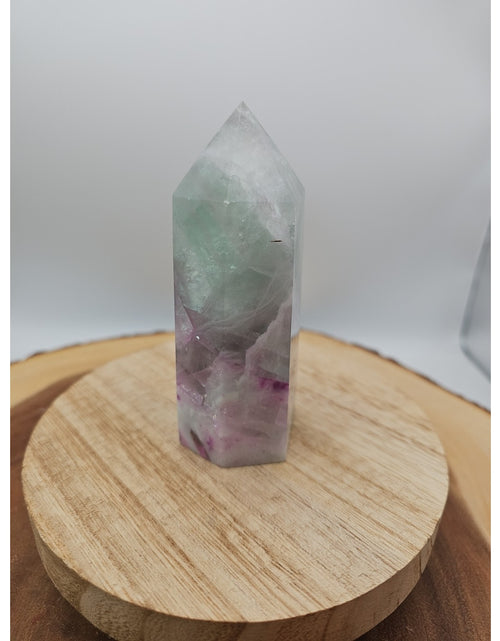Load image into Gallery viewer, Fluorite Crystal Tower .92lbs
