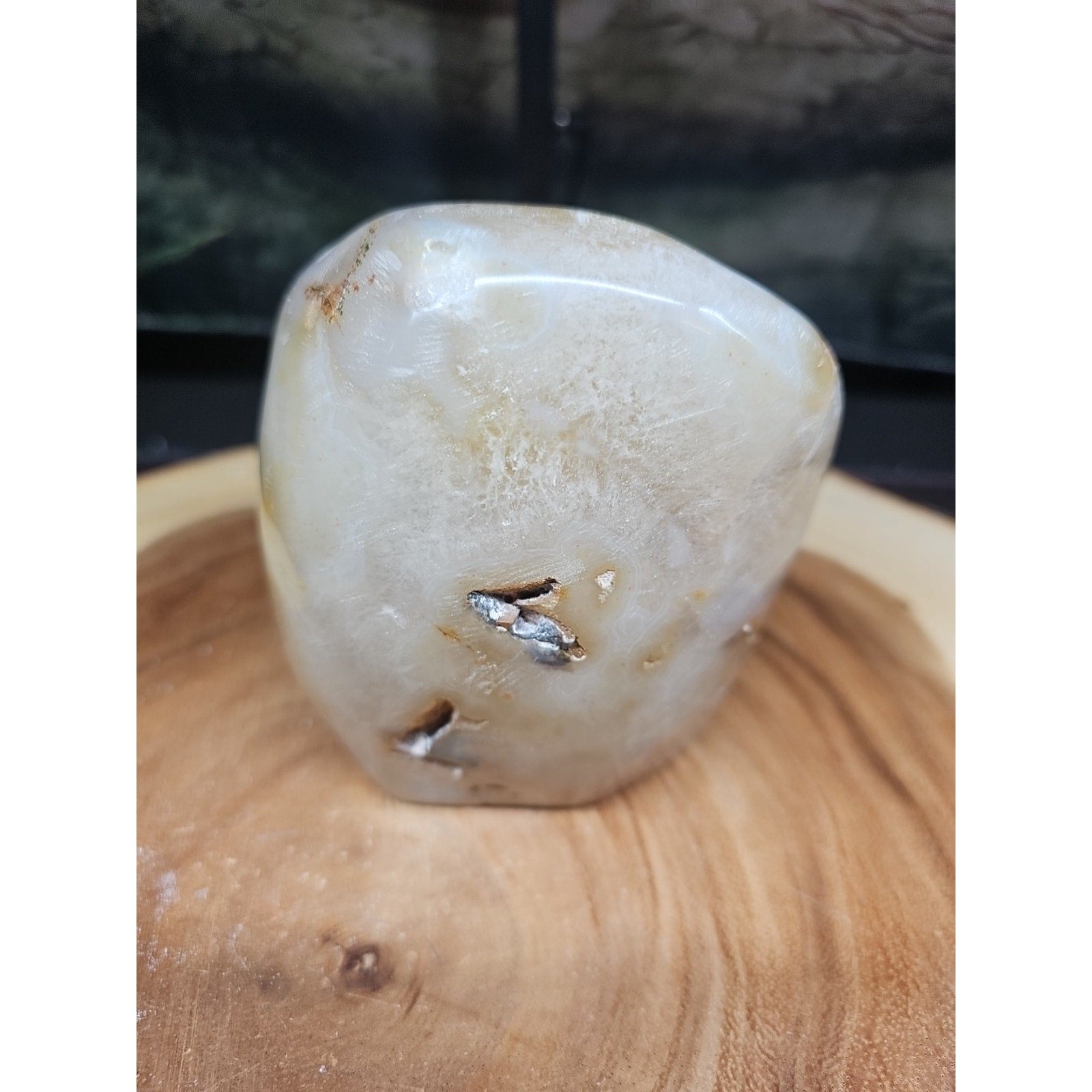 2.69LB 1Pcs Natural Agate Carnelian Quartz Crystal Decoration Geode