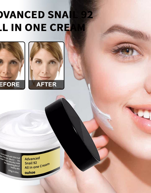 Load image into Gallery viewer, Snail Cream - Fading Wrinkle French Lines - Replenishment Firming Skin- Anti-Aging
