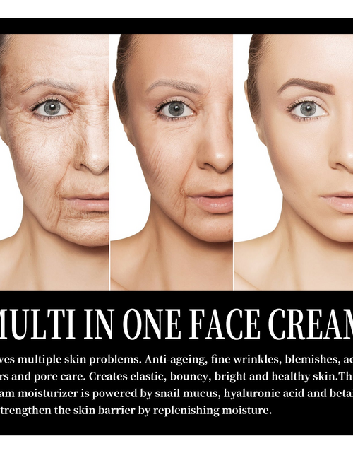 Load image into Gallery viewer, Snail Cream - Fading Wrinkle French Lines - Replenishment Firming Skin- Anti-Aging
