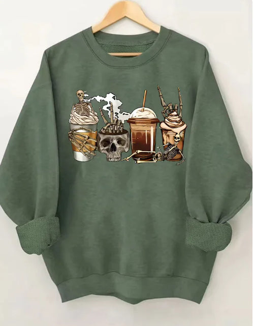 Load image into Gallery viewer, Halloween Crew Neck Casual Sweatshirt
