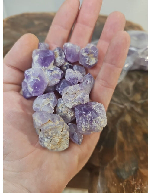 Load image into Gallery viewer, 1LB Raw Natural Purple Amethyst Quartz Crystal Points Rough Stone Jewelry Stone
