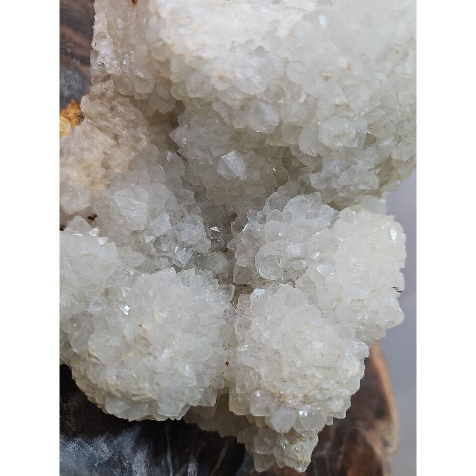 3.7LB 5.5" Natural White Clear Quartz Crystal Cluster Points Original Healing