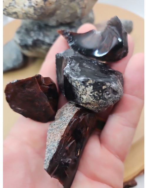 Load image into Gallery viewer, 3.65lbs raw obsidian stone
