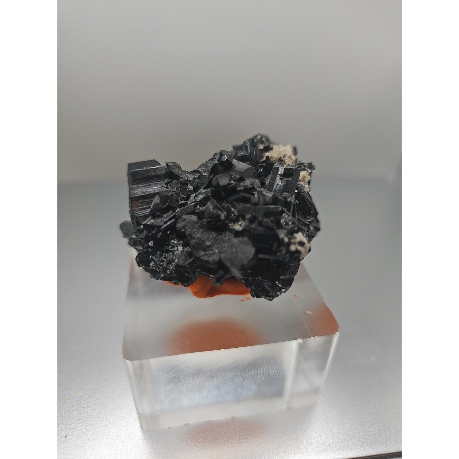 Black Tourmaline Crystal Specimen Rough Raw From Afghanistan 83grams