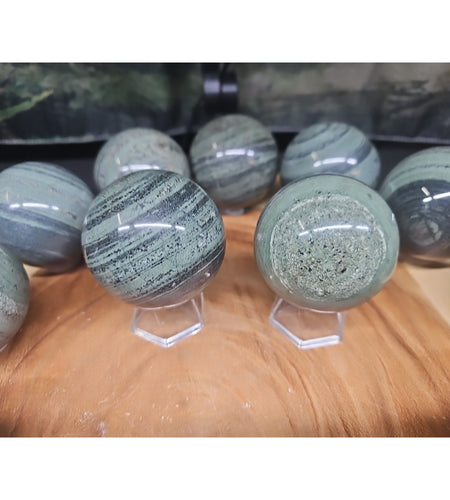 1Pc Natural Medicine King Stone Jasper Crystal Sphere 60mm