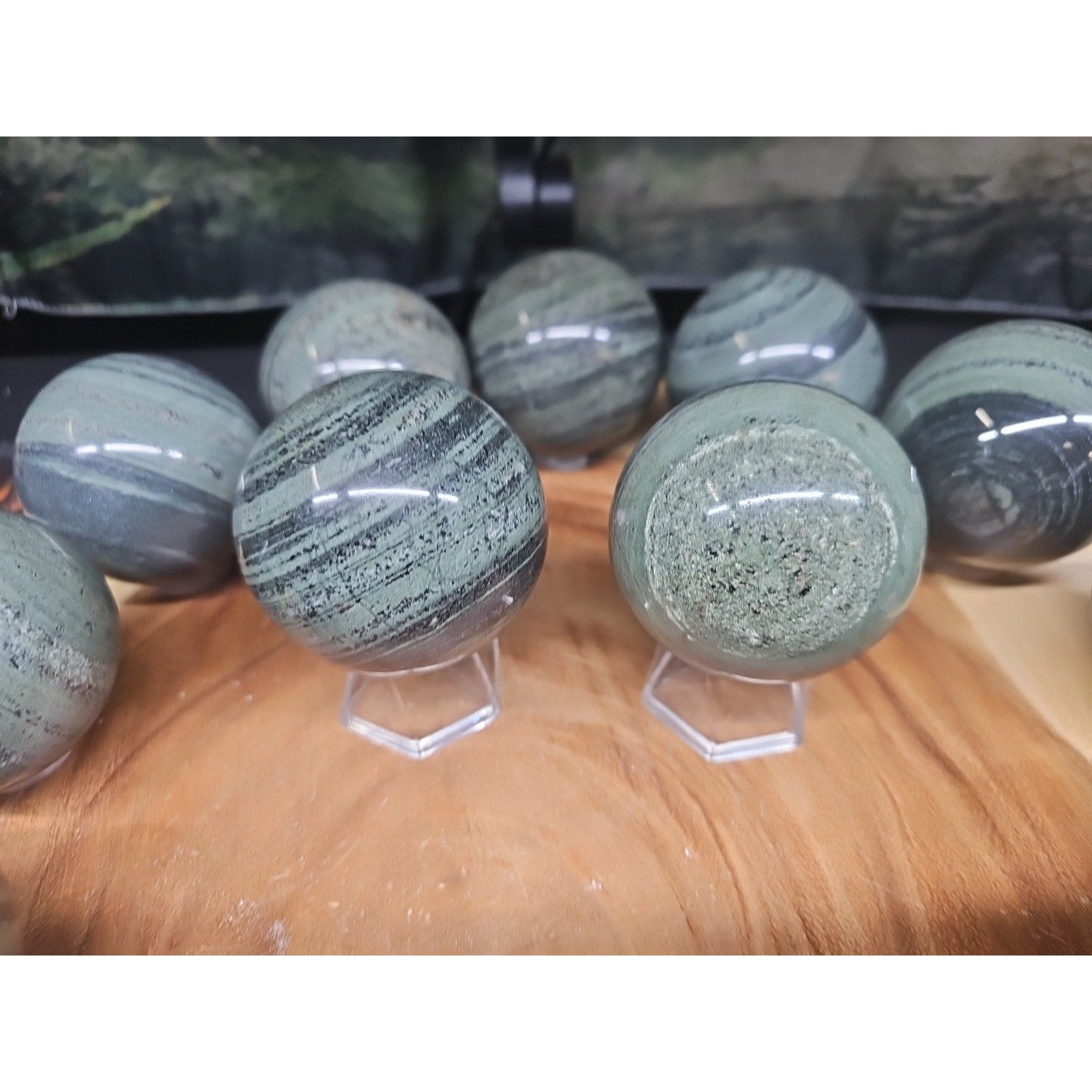 1Pc Natural Medicine King Stone Jasper Crystal Sphere 60mm