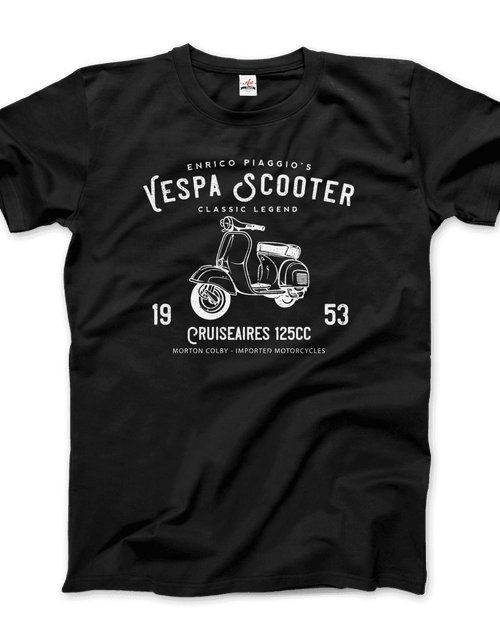 Load image into Gallery viewer, Vintage Piaggio Scooter 1953 125cc T-Shirt
