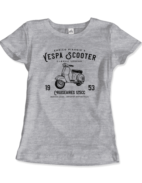 Load image into Gallery viewer, Vintage Piaggio Scooter 1953 125cc T-Shirt
