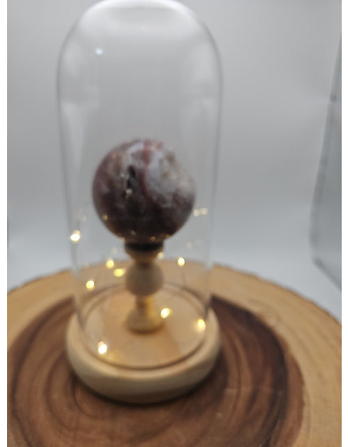 Load image into Gallery viewer, Druzy Ocean Jasper Sphere With Case 60mm
