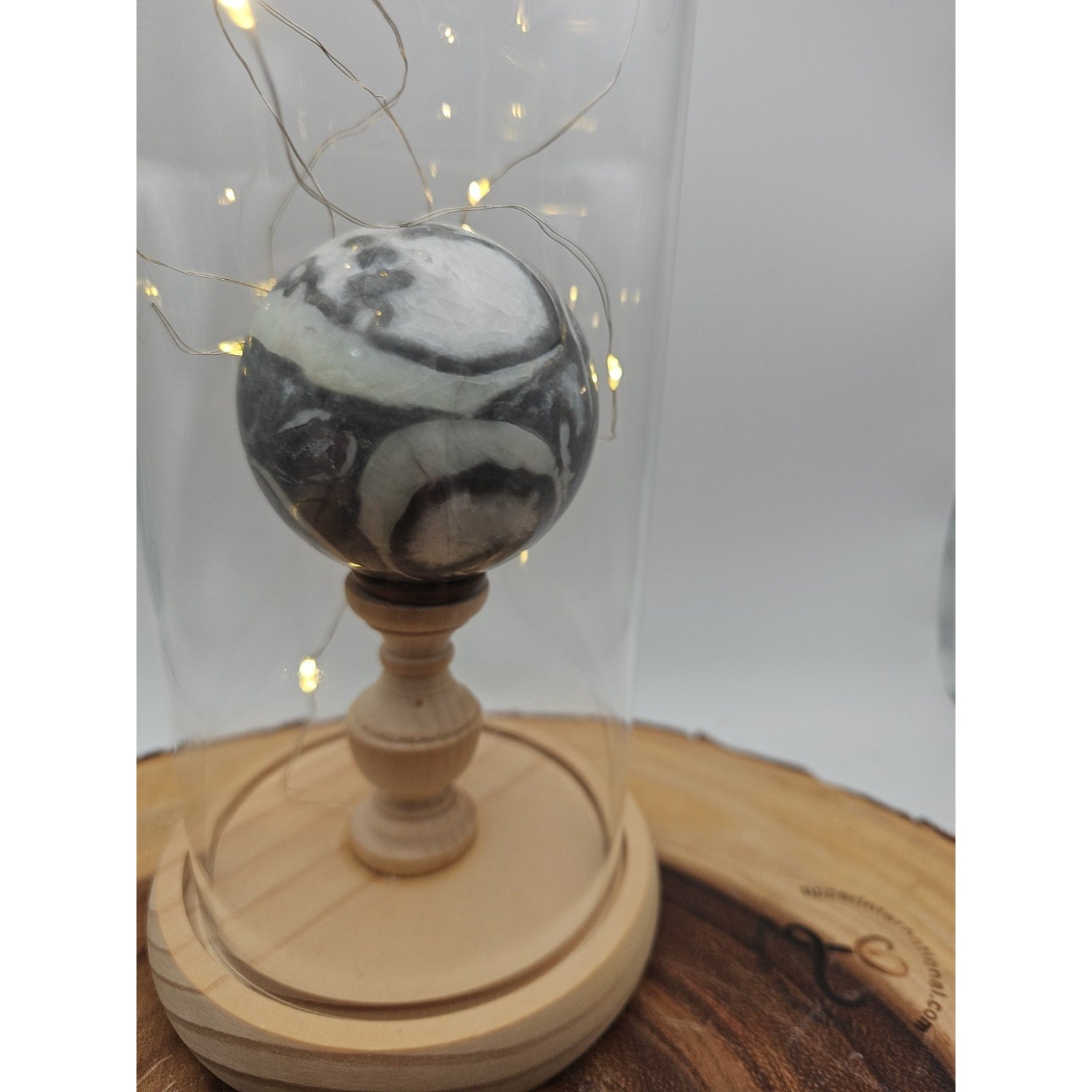 1000 Eye Jasper Sphere With Case 60mm