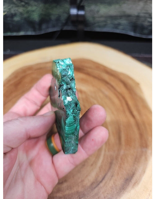 Load image into Gallery viewer, malachite Slice 4oz
