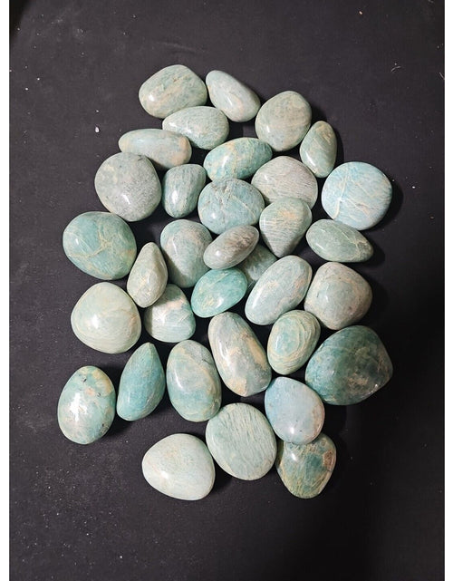 Load image into Gallery viewer, 1Pcs Large Natural Green Amazonite Quartz Crystal Palm Stones Polished
