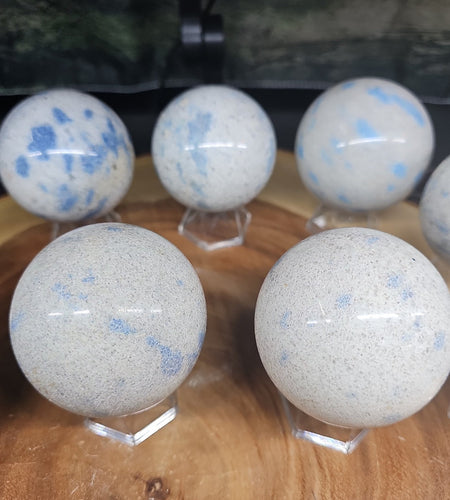 Lazurite Crystal Quartz sphere