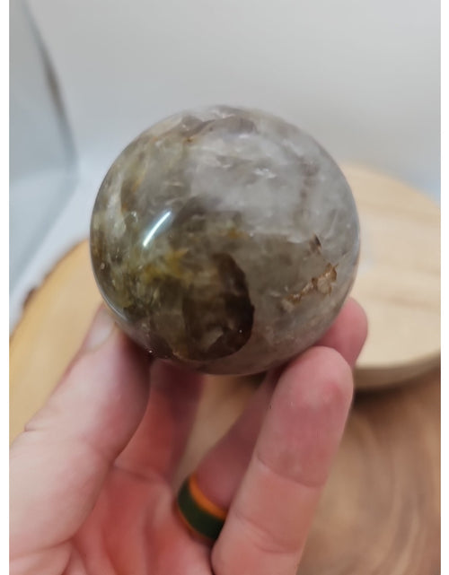 Load image into Gallery viewer, Smoky quartz sphere 60mm 260grams
