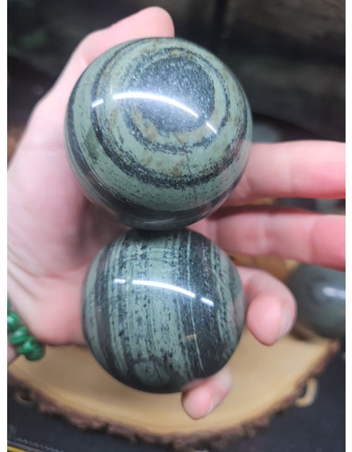 Load image into Gallery viewer, 1Pc Natural Medicine King Stone Jasper Crystal Sphere 60mm
