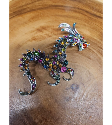 Chinese Dragon Brooch Pin