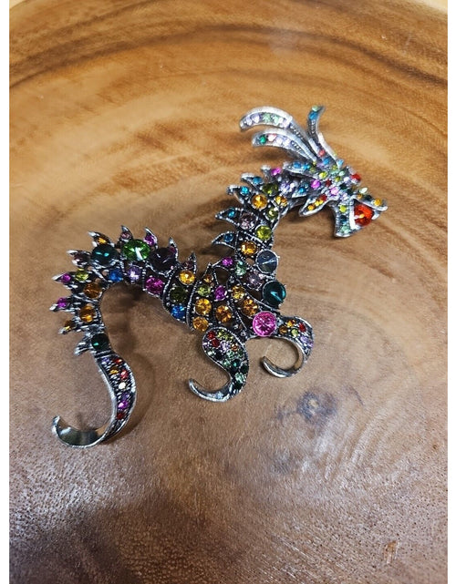 Load image into Gallery viewer, Chinese Dragon Brooch Pin
