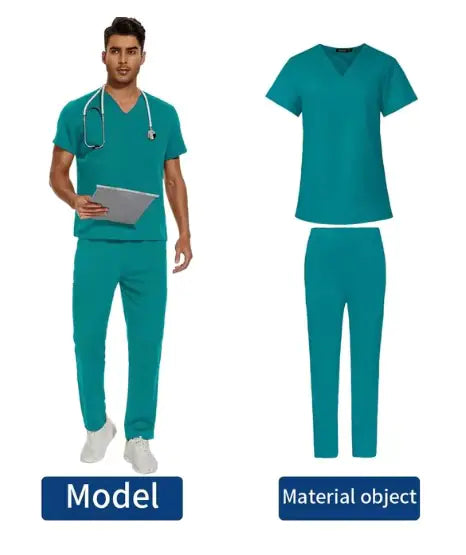 Load image into Gallery viewer, Men&#39;s V-Neck Medical Uniform
