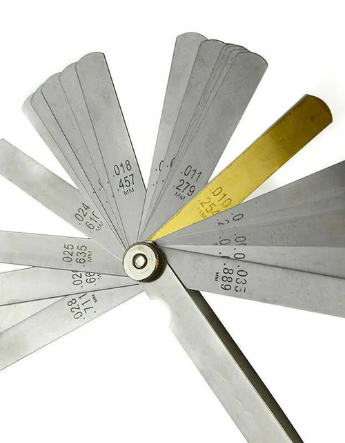 Load image into Gallery viewer, 32 Blade Feeler Gauge Dual Reading Combination Feeler Gauge Metric &amp; SAE US NEW
