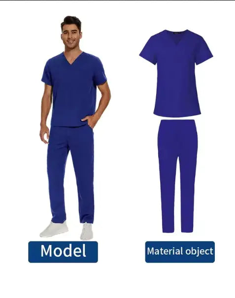 Load image into Gallery viewer, Men&#39;s V-Neck Medical Uniform
