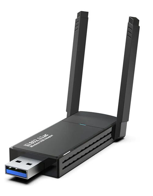 Load image into Gallery viewer, USB 3.0 Wireless WIFI Adapter 1300Mbps Long Range Dongle Dual Band 5Ghz Network
