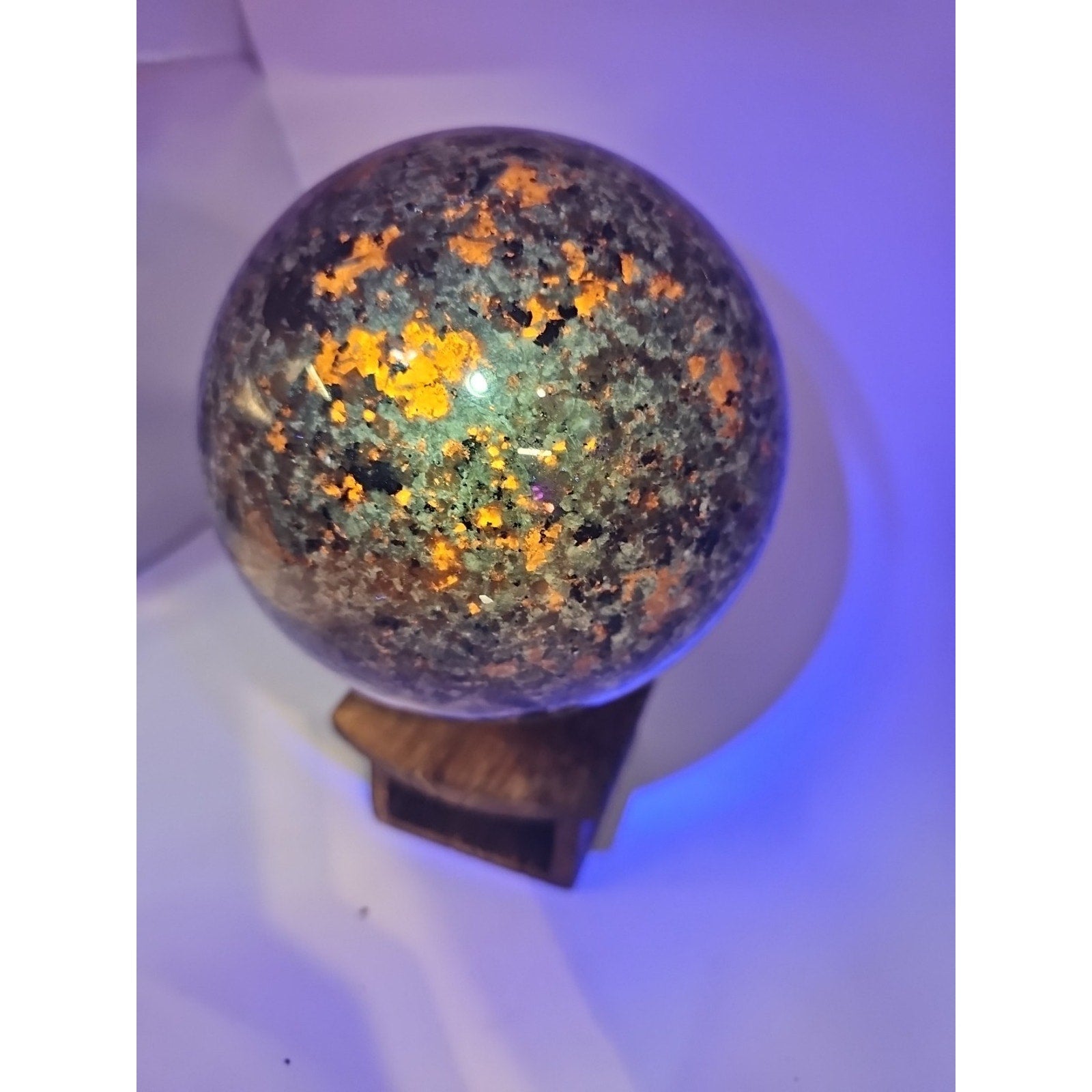 6.71LB Natural Volcano Quartz Sphere Crystal Ball Healing