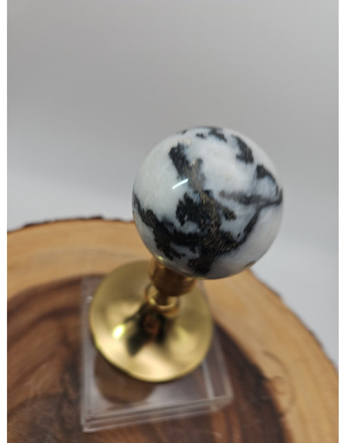 Load image into Gallery viewer, Tree Agate .53lb 53mm W/stand
