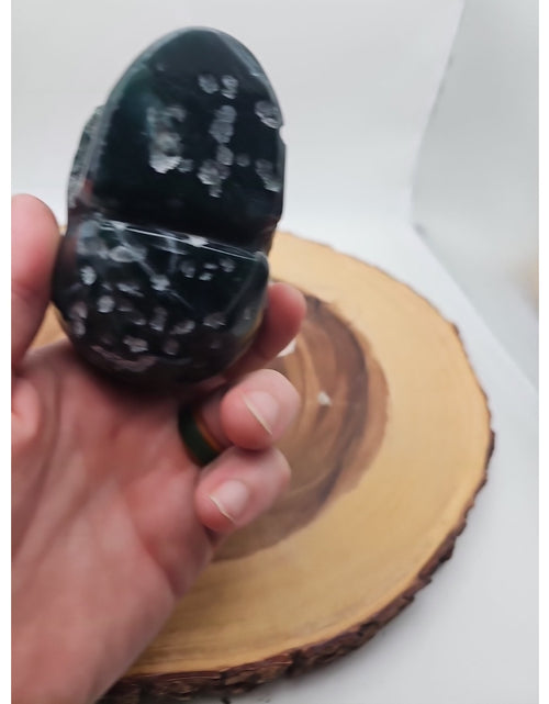 Load image into Gallery viewer, Moss Agate Skull 1.37lb
