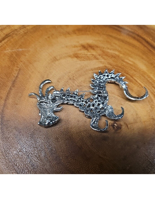 Load image into Gallery viewer, Chinese Dragon Brooch Pin
