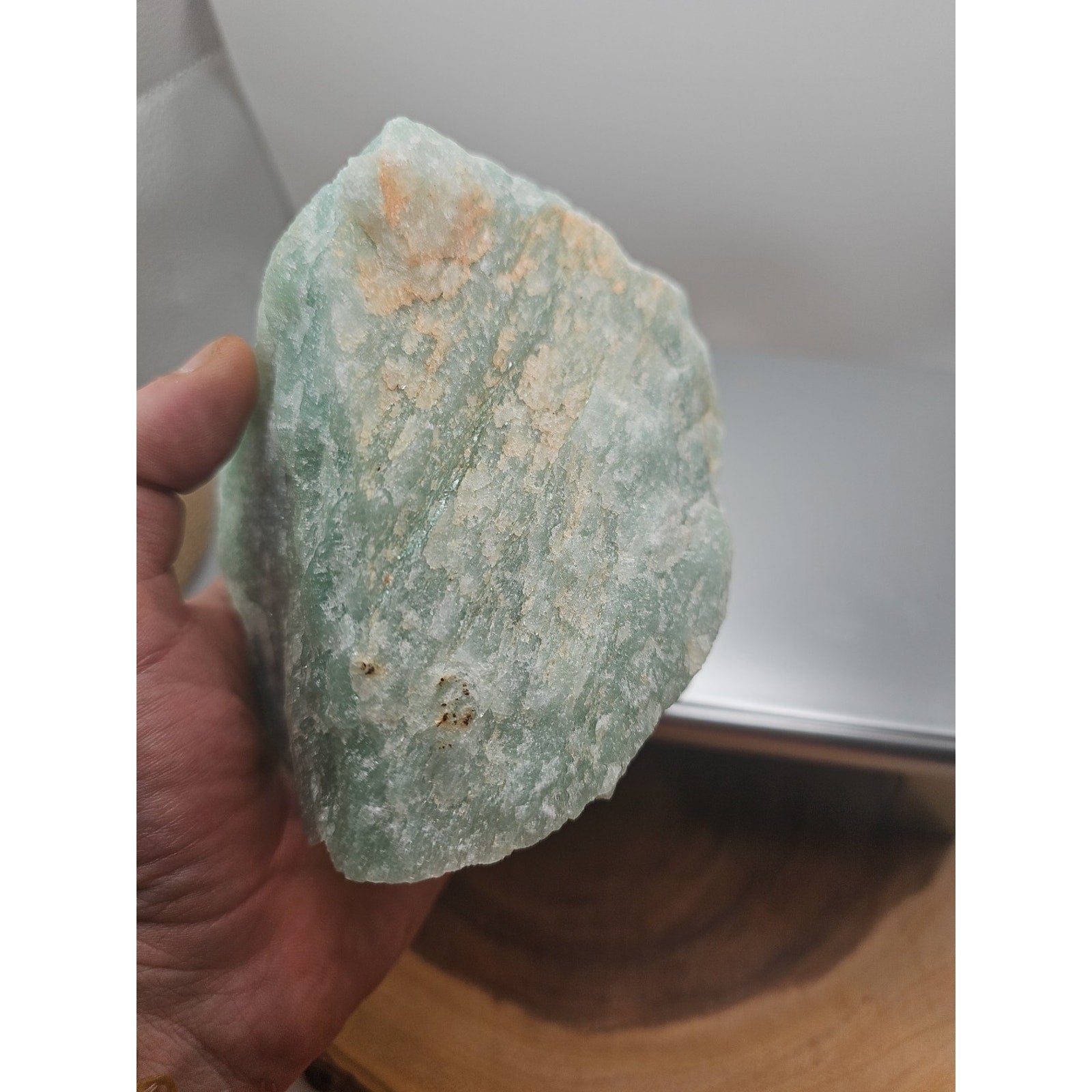 Green Aventurine rough chunk Brazil 2.61lb