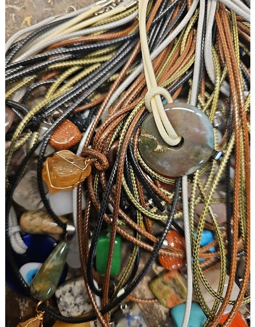 Load image into Gallery viewer, Huge Necklace Lot Wholesale About 50 -60 Pcs Natural Stone Reseller Lot
